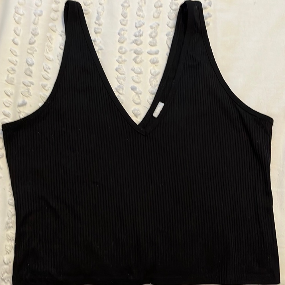 A black crop top from Abound
